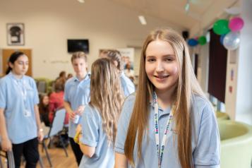 A young girl in a focus group